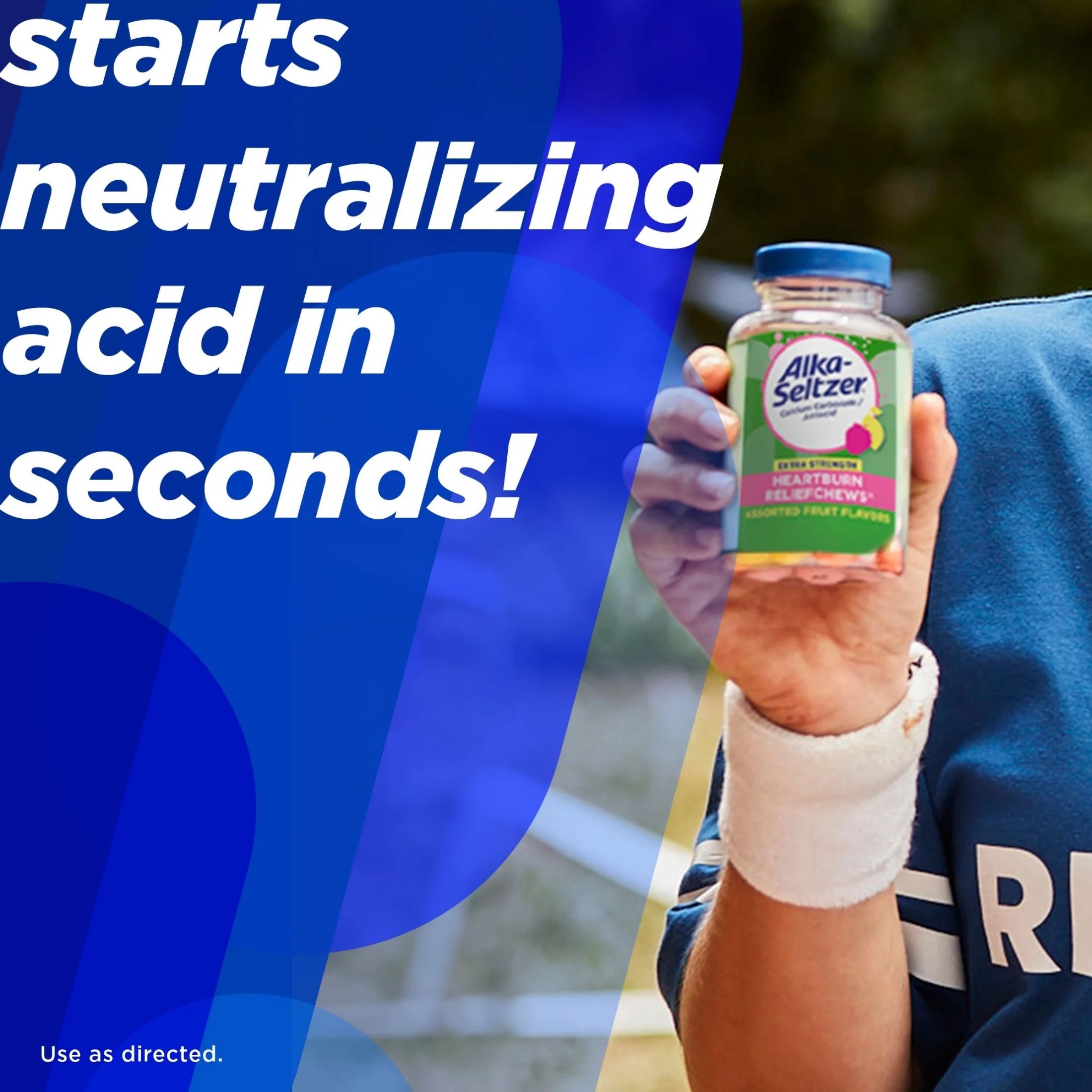 Alka-Seltzer Extra Strength Heartburn Relief Chews Assorted Fruit 32 Chewable Tablets