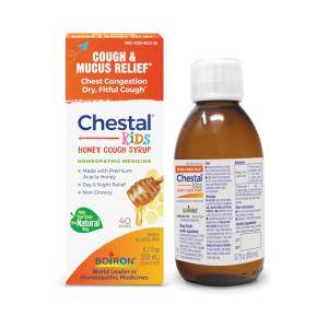 Boiron Chestal Kids Honey Homeopathic Medicine For Cough & Chest Congestion - 6.7 Fl Oz Liquid