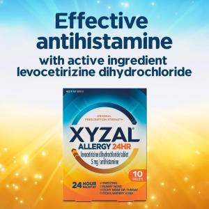 Xyzal Tablets 5 Mg Prescription Strength Original Allergy 24 Hr
