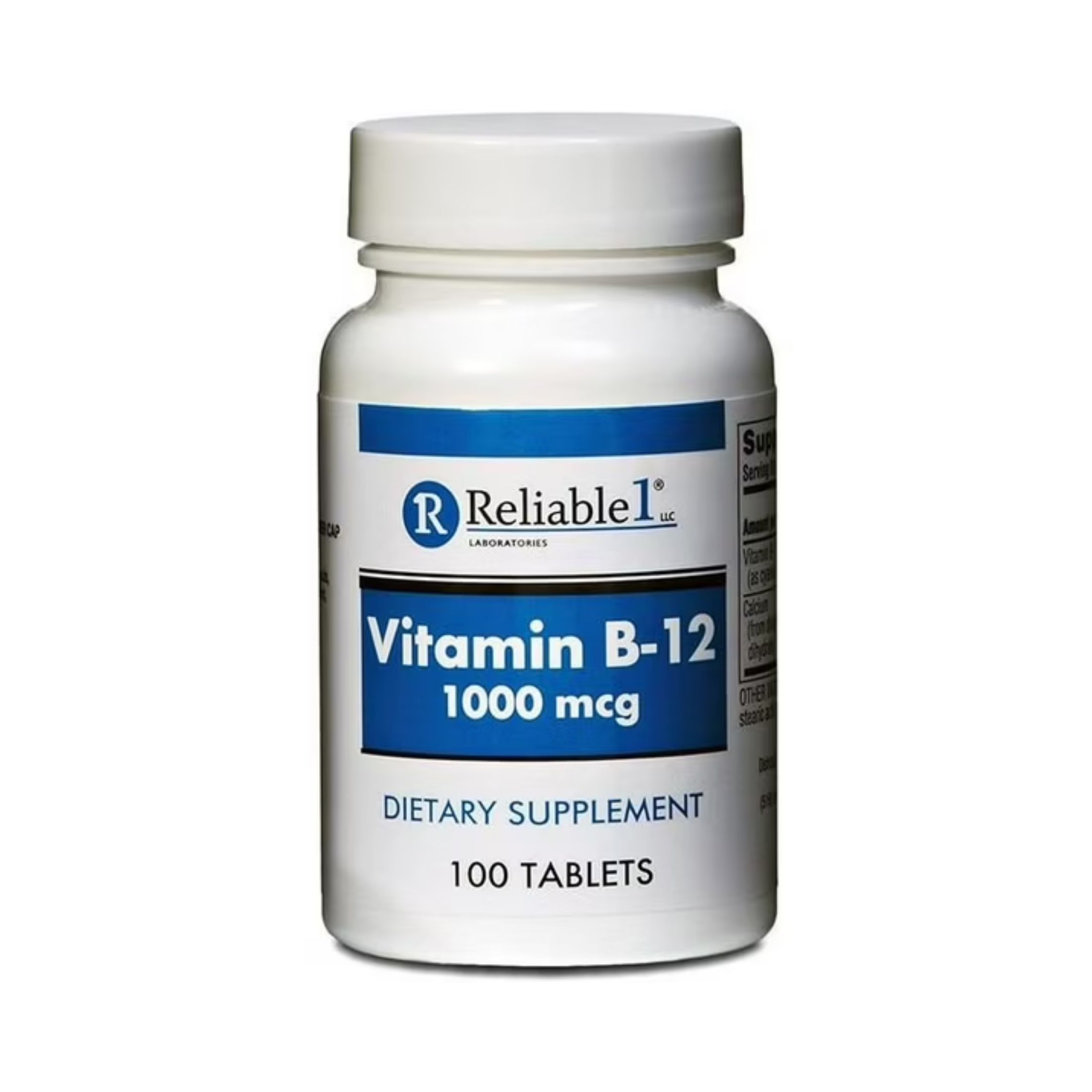Reliable-1 Laboratories Vitamin B-12 1000 Mcg 100 Tablets