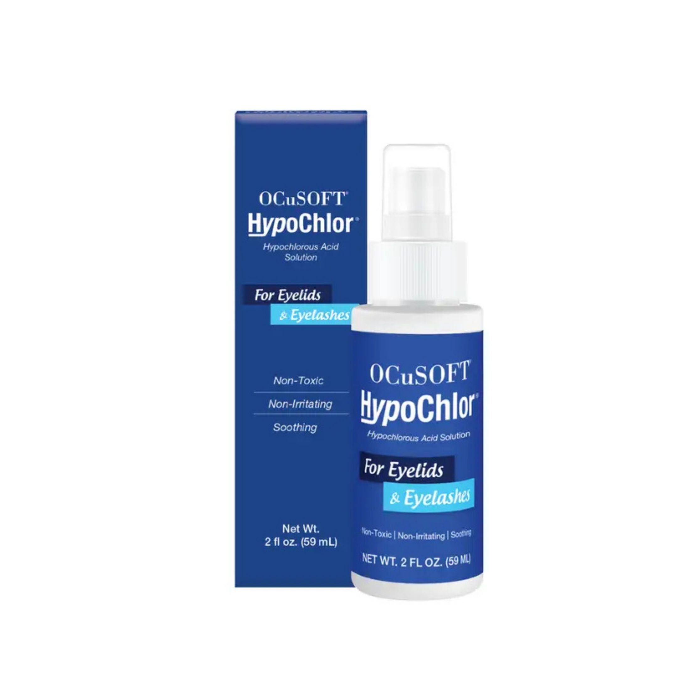 Ocusoft Hypochlor Solution For Eyelids/Eyelashes 2 Oz