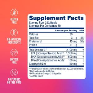 Oceanblue Omega-3 2100 With CoQ10 Natural Orange Flavor