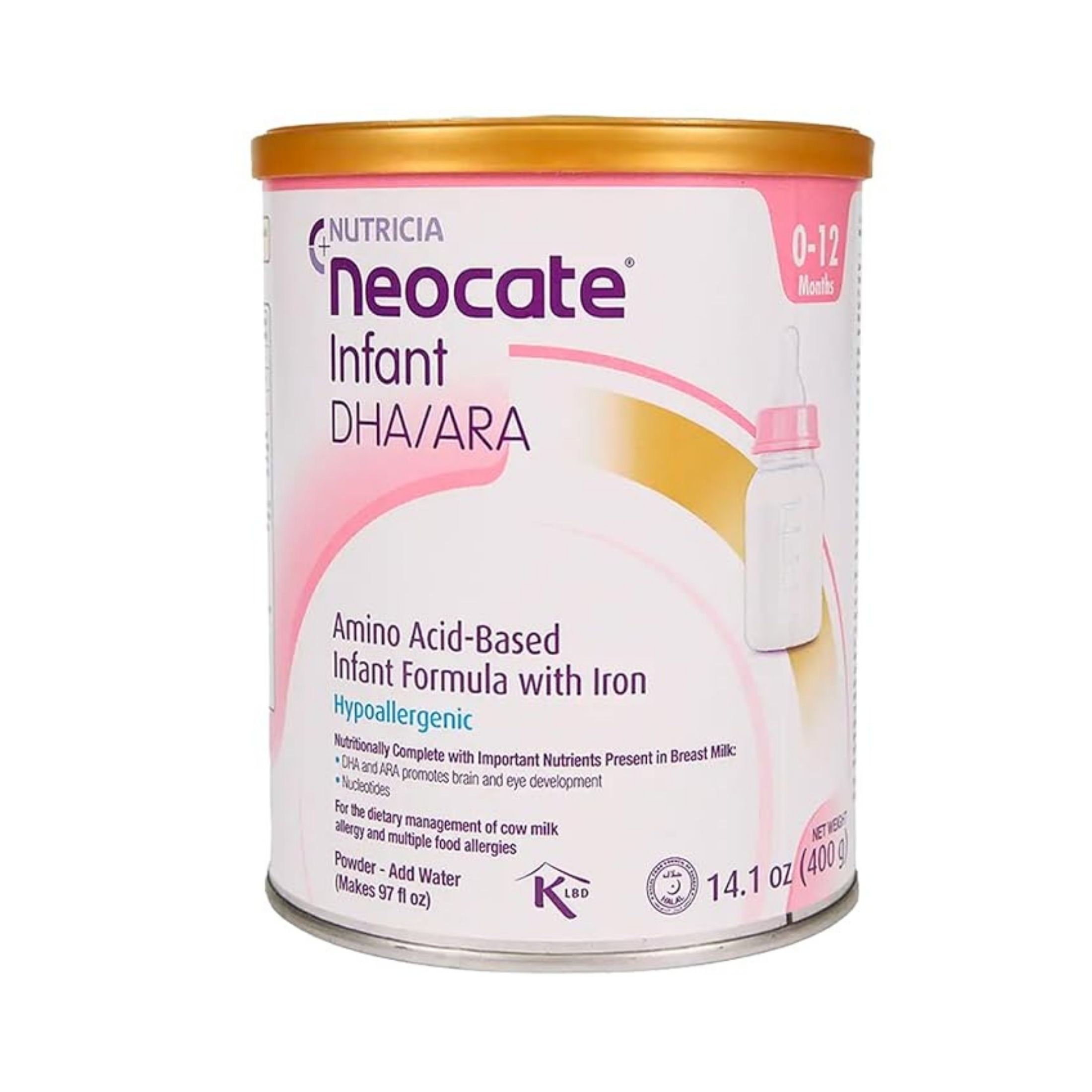 Neocate Nutricia Infant Formula, Hypoallergenic, Amino Acid-Based 14.1 Oz