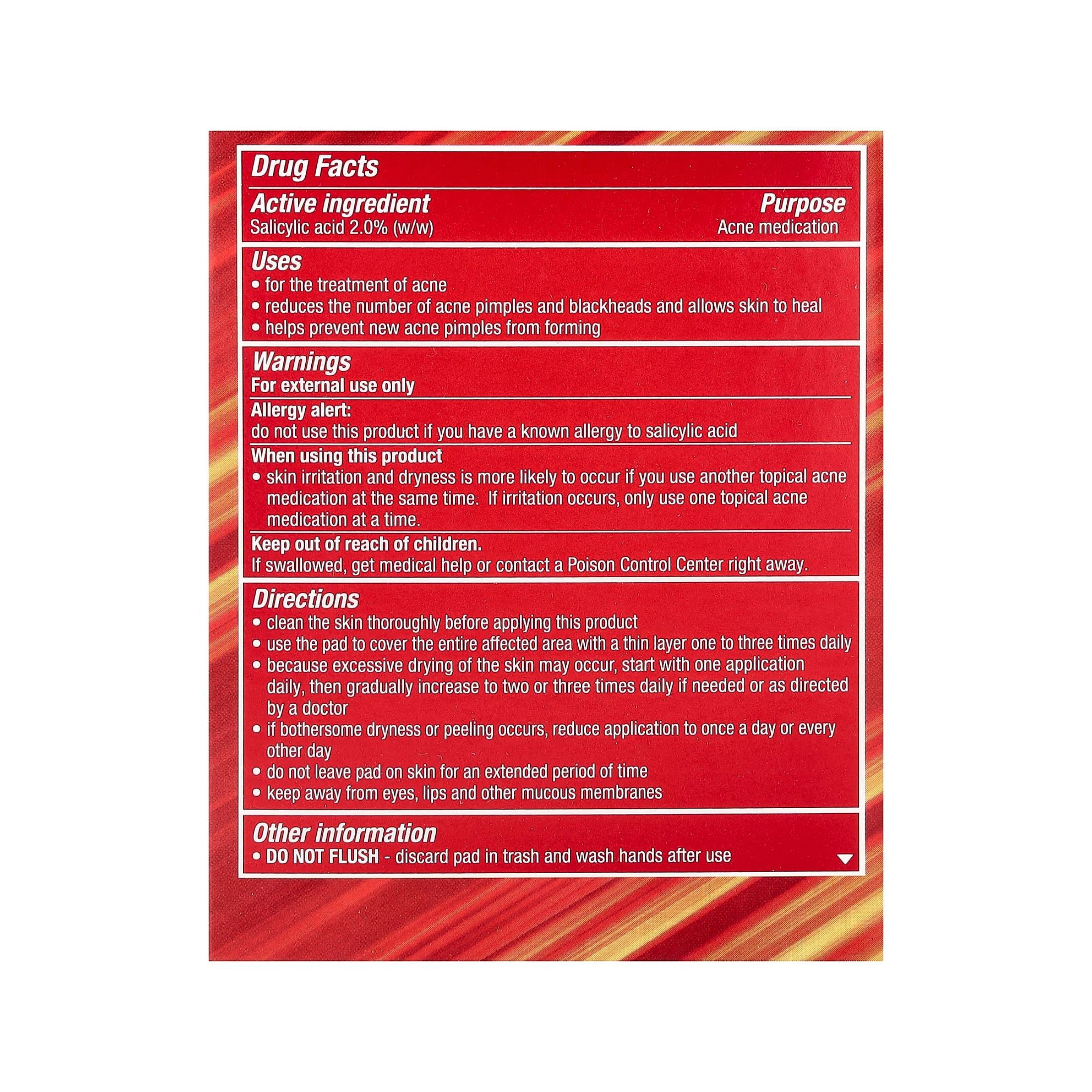 Stridex Alcohol Free Maximum Acne Medication Soft Touch Pads