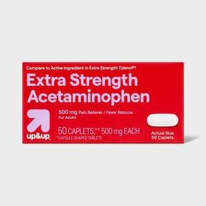 Up&up Acetaminophen Extra Strength Pain Reliever & Fever Reducer Caplets