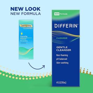 Differin Balancing Cleanser Skin Soothing Liquid 4 Oz
