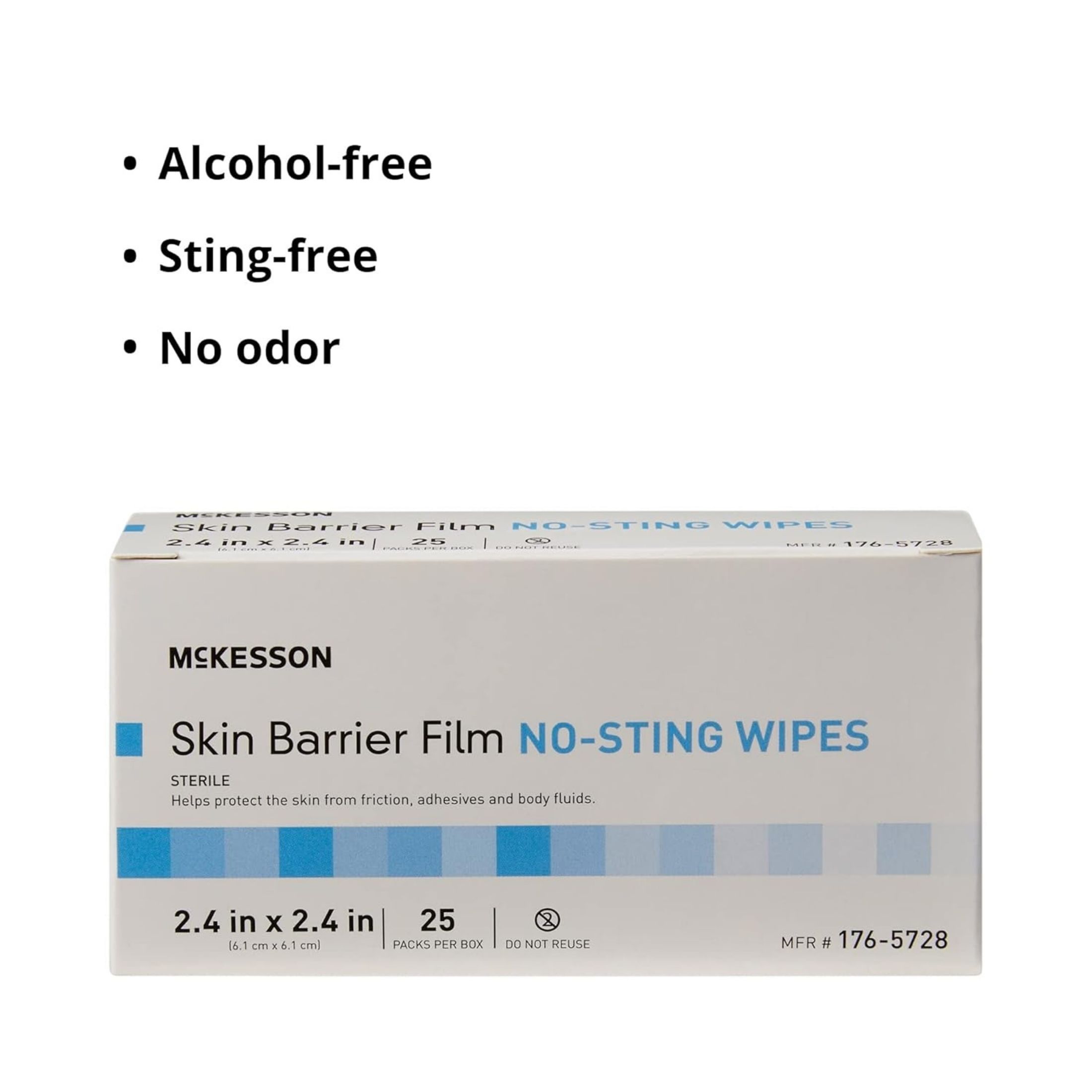 McKesson Skin Barrier Wipe Count Of 25