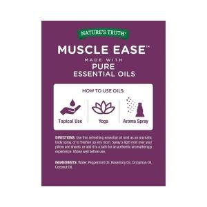 Nature's Truth Essential Oil, Topical Mist, Muscle Ease, Soothing