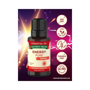 Nature's Truth Essential Oil, Pure, Energy, Uplifting 0.51 Fl Oz