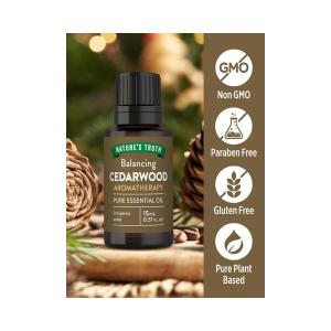 Nature's Truth Essential Oil, Pure, Cedarwood, Balancing 0.51 Fl Oz