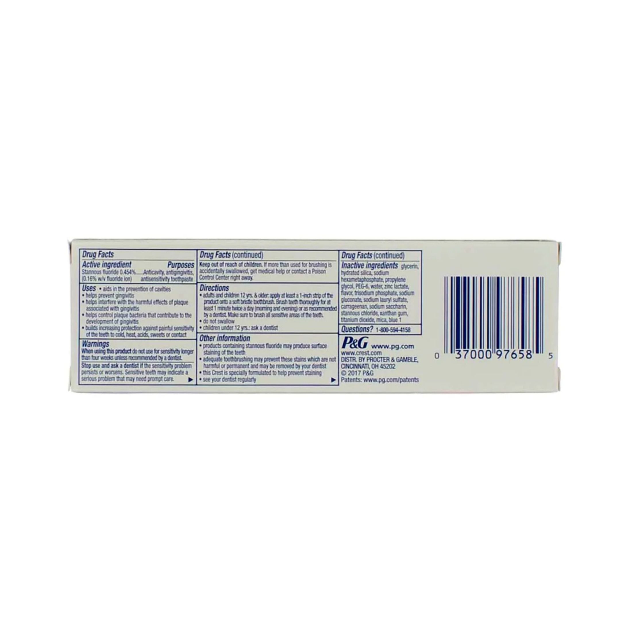 Crest Pro Health Toothpaste, Gum Protection, Advanced