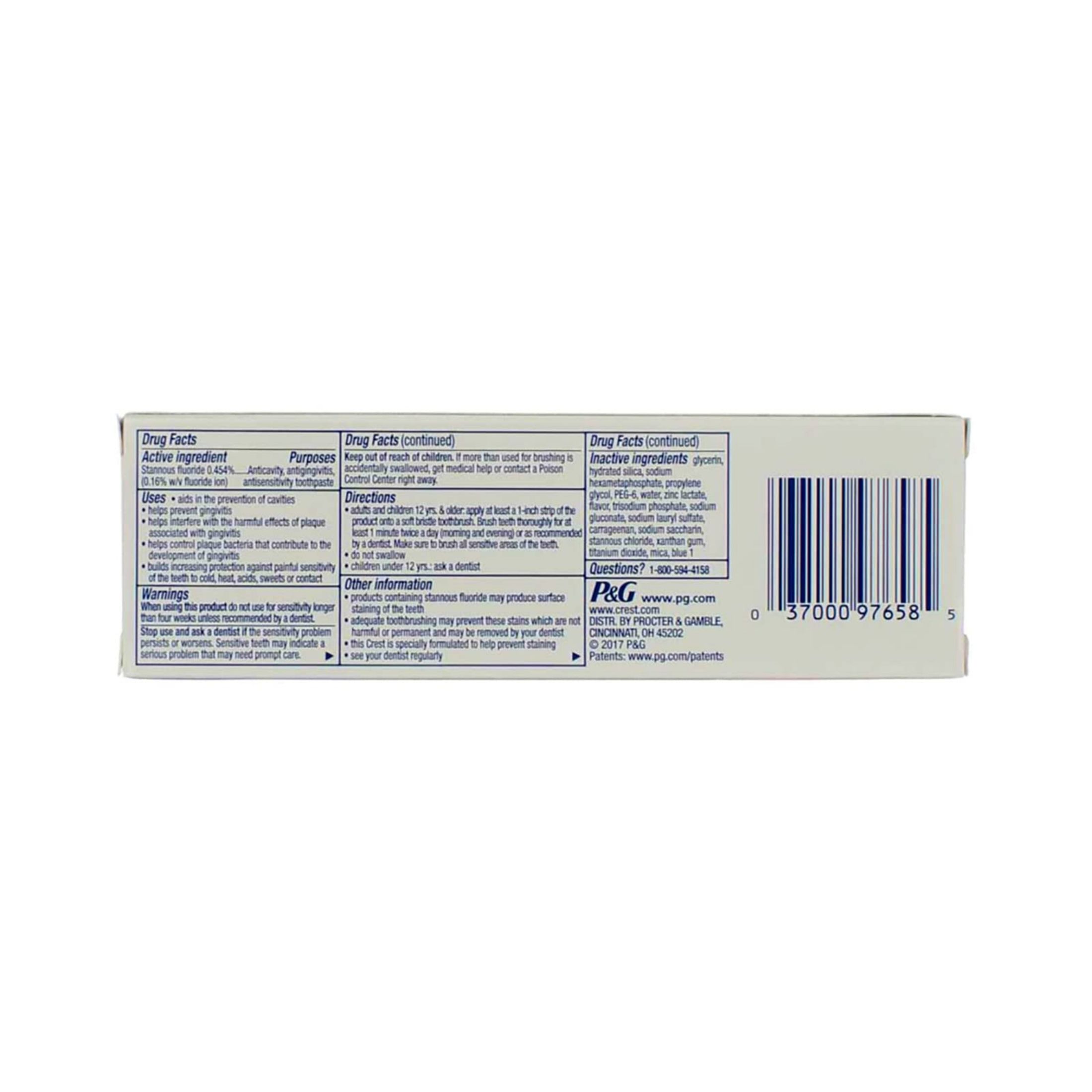 Crest ProHealth Advanced Gum Whitening & Protection Mint Toothpaste 3.5oz