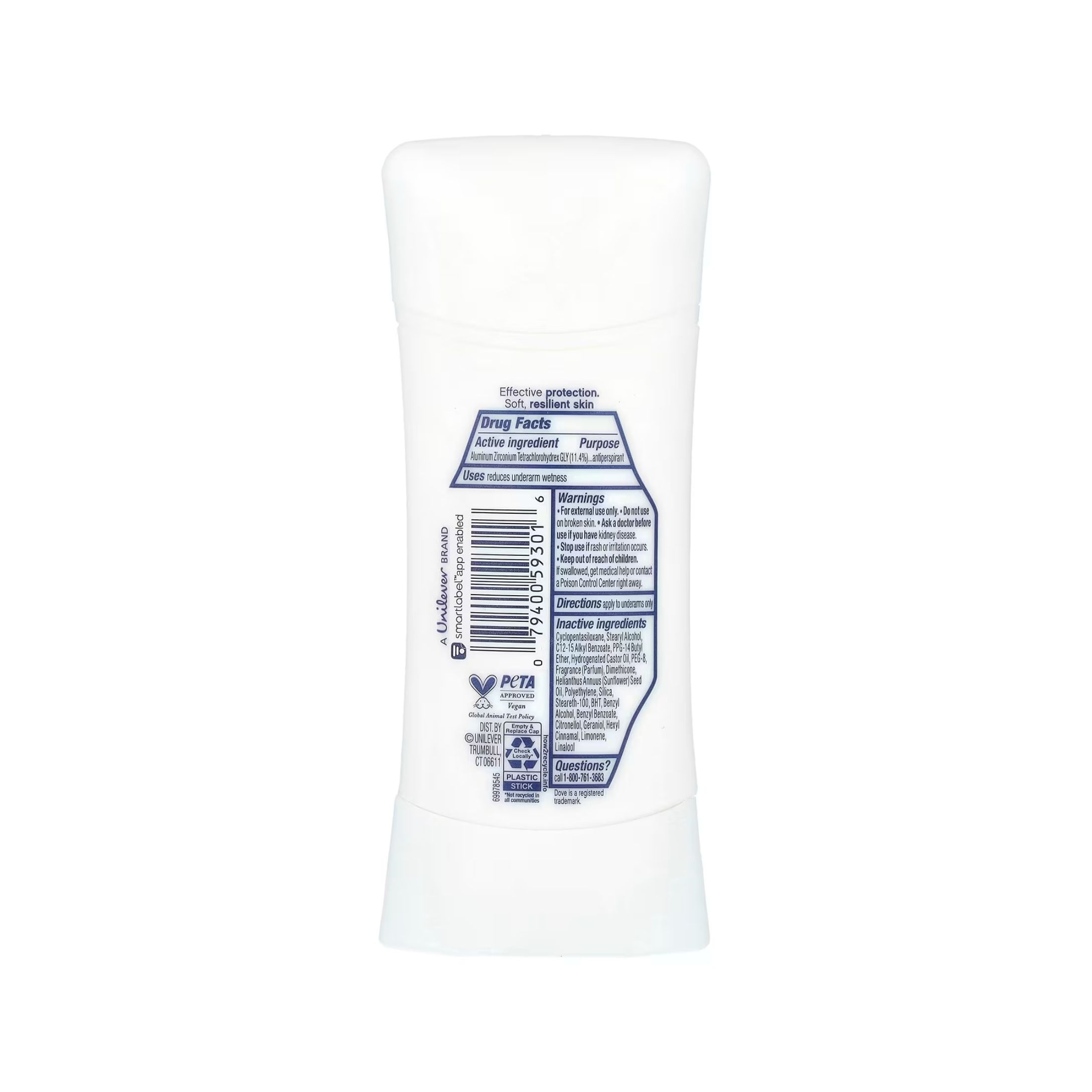 Dove Advanced Care Clear Finish Antiperspirant Deodorant Stick