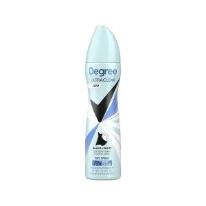 Degree UltraClear Dry Spray Black + White Pure Clean Antiperspirant Deodorant - 3.8oz