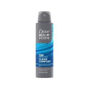 Dove Men Care Stain Defense Clean 72H Dry Spray Antiperspirant Deodorant, 3.8 Oz