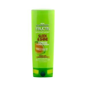 Fructis Garnier Sleek & Shine Conditioner, Frizzy, Dry, Unmanageable Hair, 12 Fl. Oz