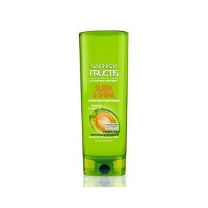 Fructis Garnier Sleek & Shine Conditioner, Frizzy, Dry, Unmanageable Hair, 12 Fl. Oz