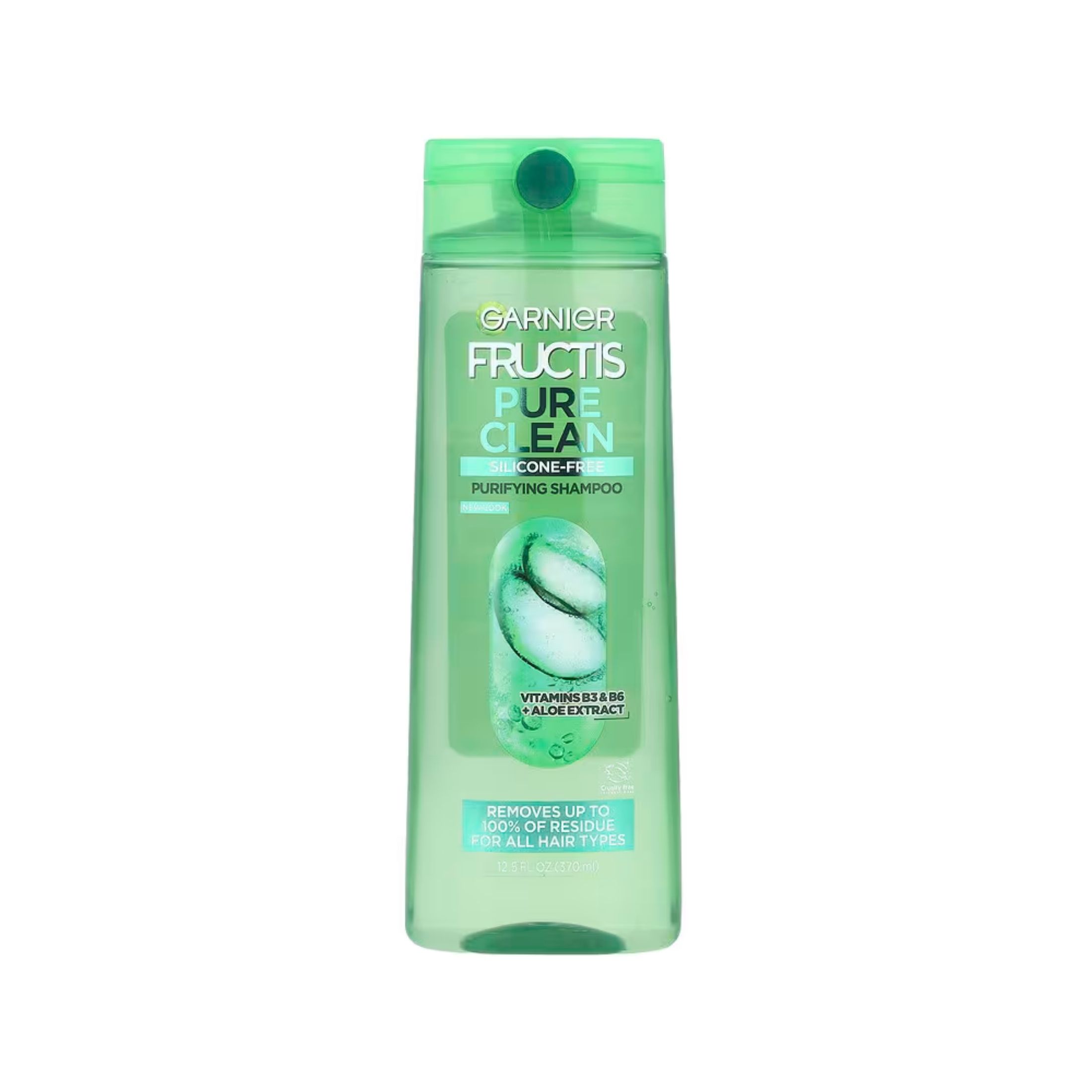 Fructis Garnier Pure Clean Purifying Shampoo Silicone Free For All Hair Types