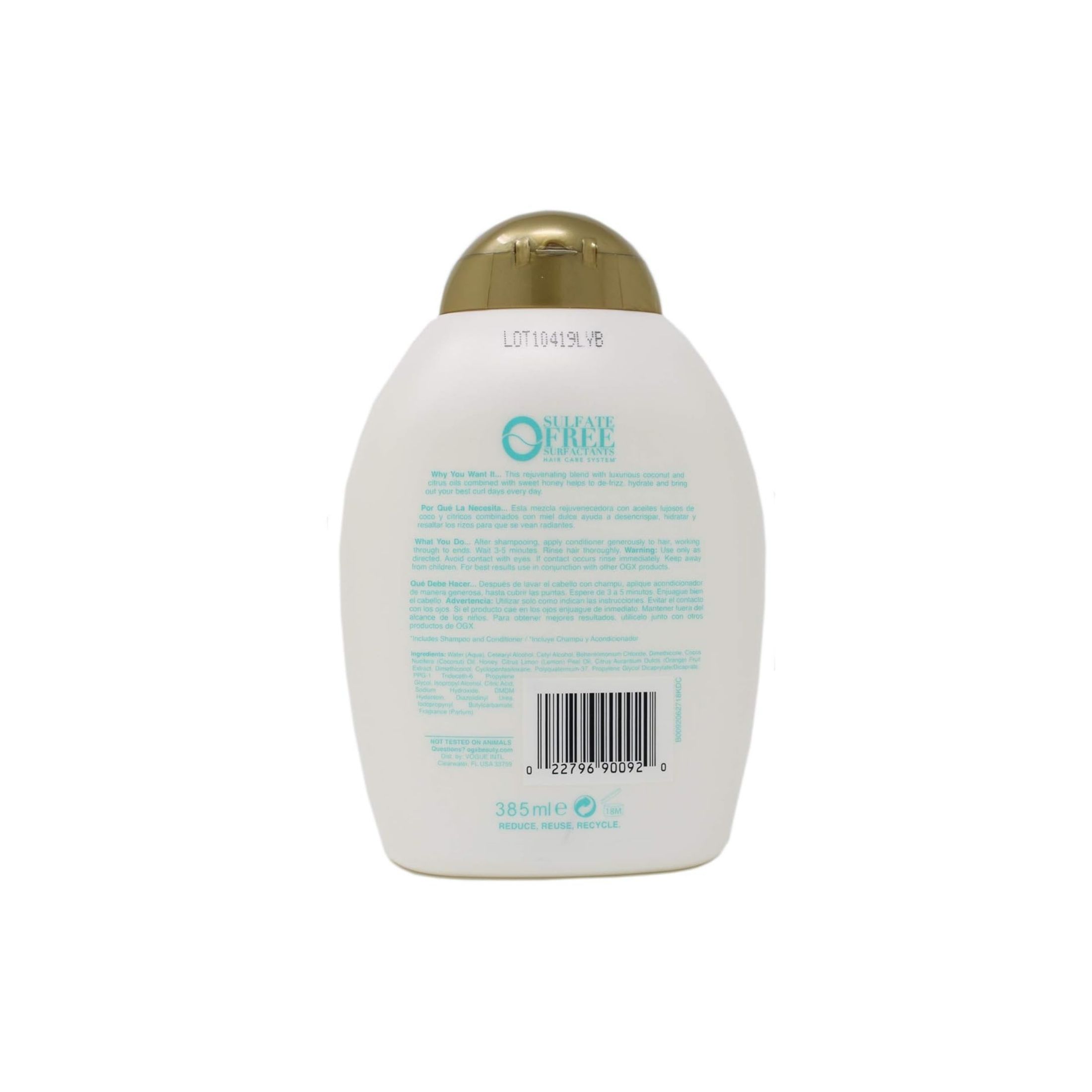 OGX Quenching + Coconut Curls Conditioner, 13 Fl Oz