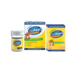 DiaResQ Children's Soothing Diarrhea Relief Drink Mix Packets Vanilla Flavor