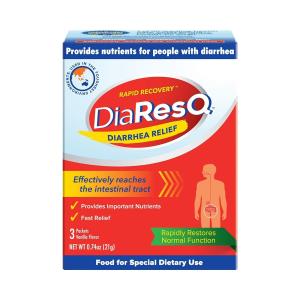 DiaResQ Rapid Recovery Diarrhea Relief Packets, Vanilla Flavor