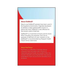 DiaResQ Rapid Recovery Diarrhea Relief Packets, Vanilla Flavor