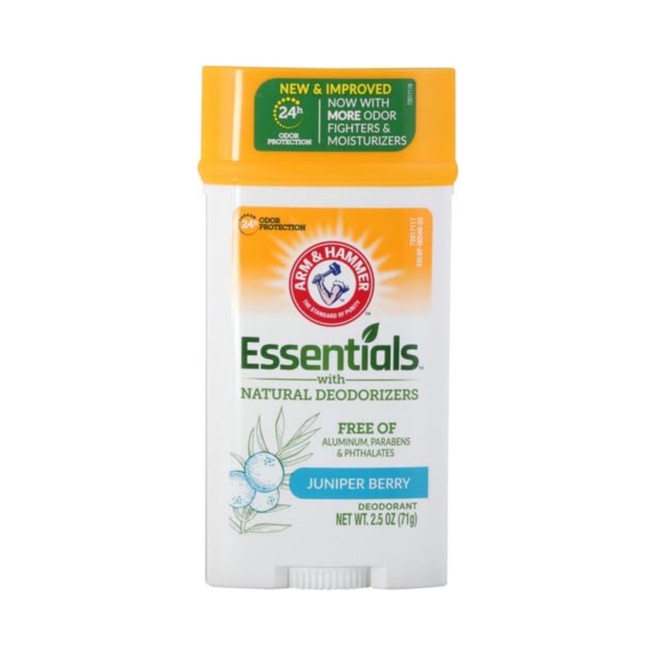 Arm & Hammer Essentials Natural Deodorant, Clean Juniper Berry, 2.5 Oz