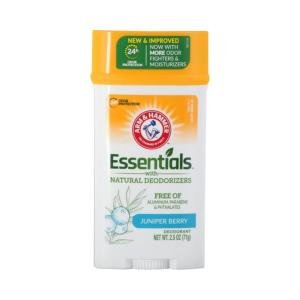 Arm & Hammer Essentials Natural Deodorant, Clean Juniper Berry, 2.5 Oz