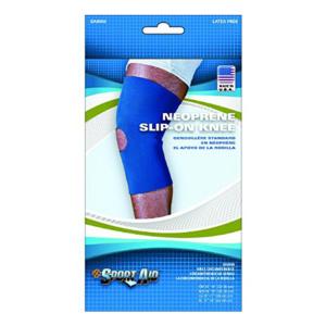 Sportaid Knee Supports Sleeve 12 1/2 Neoprene Open Patella Large