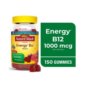 Nature Made Energy B12, 1000 Mcg, Gummies, Cherry & Mixed Berry