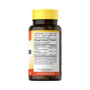Sundance Vitamins Calcium Magnesium Zinc Plus D3 Tablets