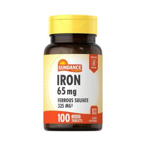 Sundance Vitamins Iron 65 Mg – 100 Tablets