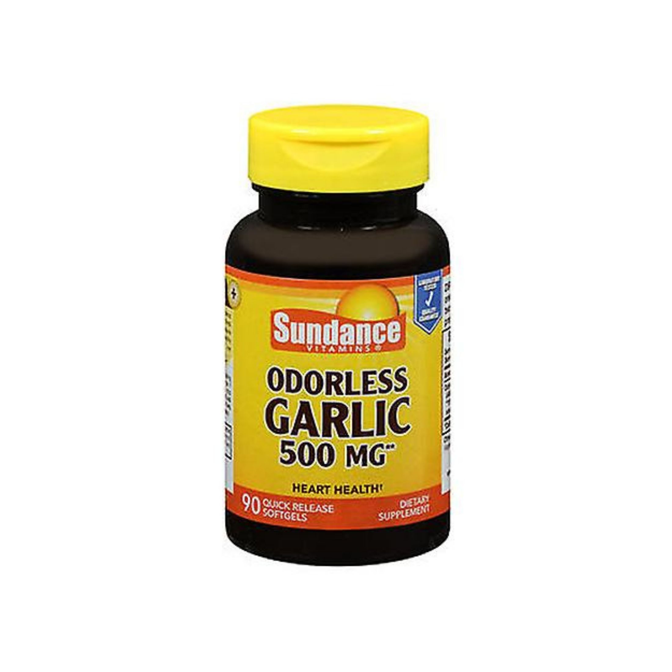 Sundance Vitamins Odorless Garlic Softgels, 500 Mg, 90 Tabs