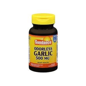 Sundance Vitamins Odorless Garlic Softgels, 500 Mg, 90 Tabs