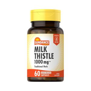 Sundance Vitamins Milk Thistle Capsules, 1000 Mg, 60 Caps