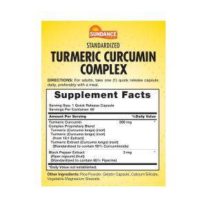 Sundance Turmeric Curcumin Complex Capsules