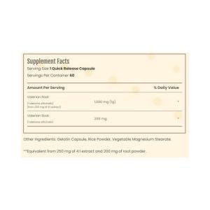 Sundance Vitamins Valerian Root 1200 Mg – 60 Capsules