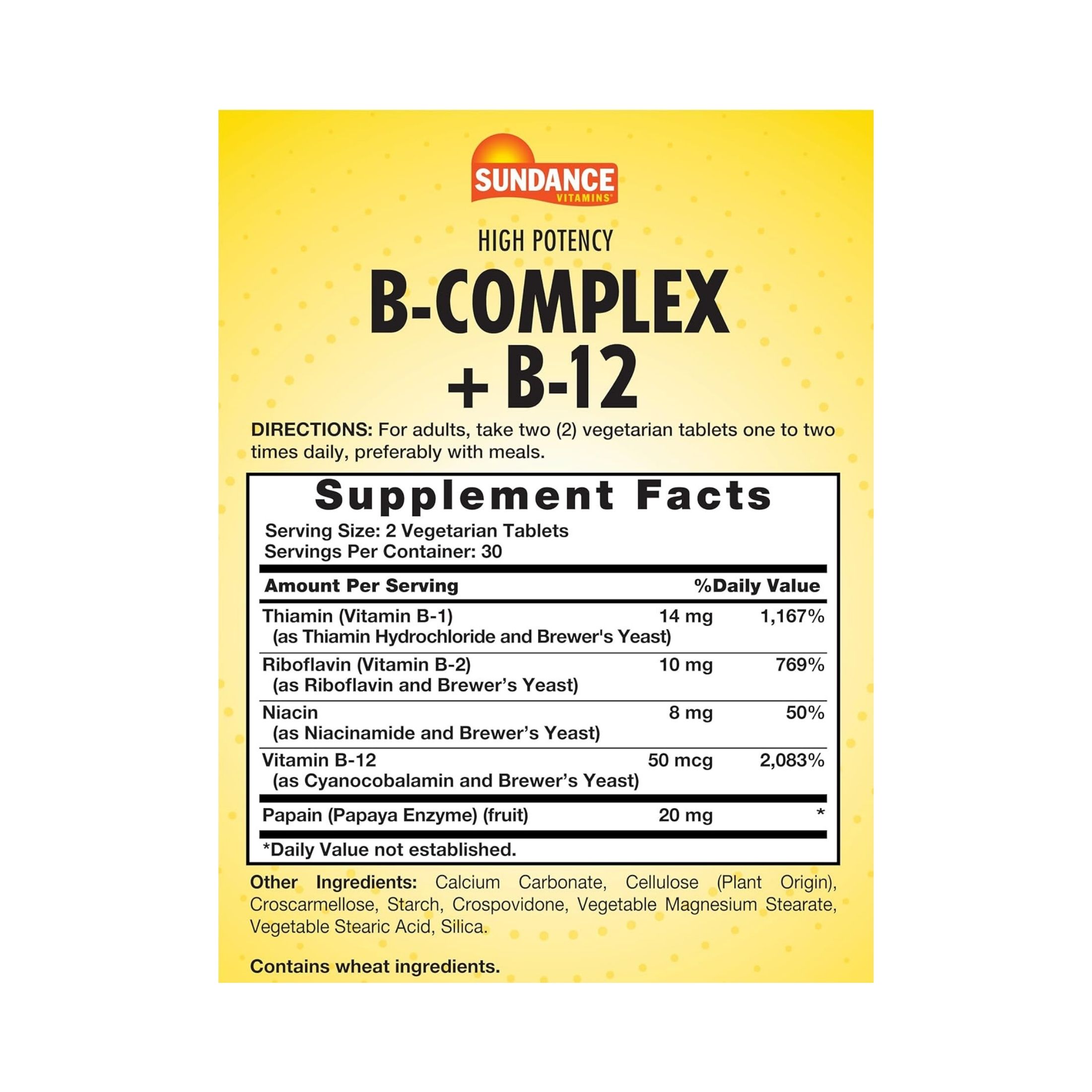 Sundance Nature'S Truth Vitamins B Complex + B-12