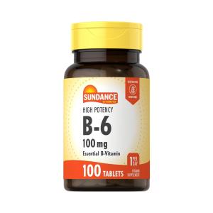 Sundance Vitamins B-6 100 Mg Energy Metabolism Tablets