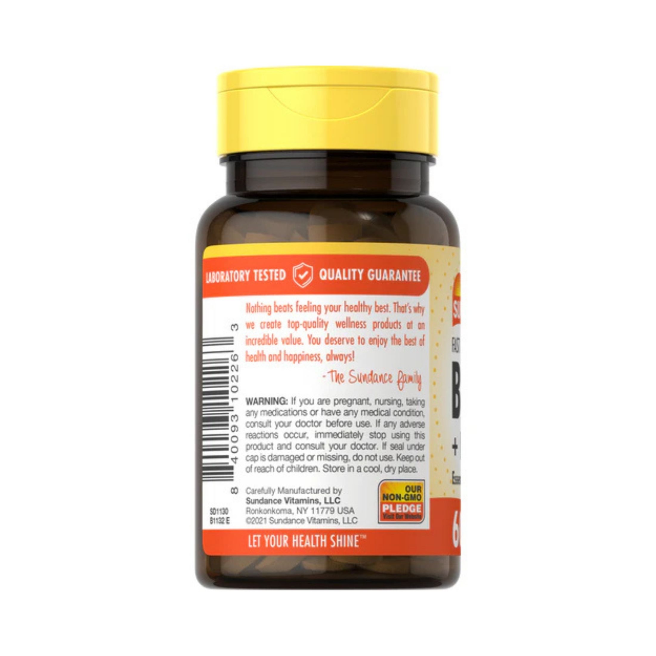 Sundance Vitamin B12 Plus Folic Acid Tablets, 2500 Mcg