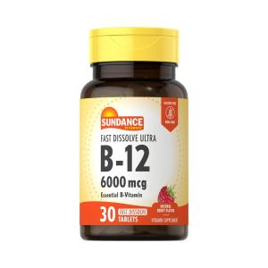 Sundance Vitamins Vitamin B12 6000 Mcg Tablets