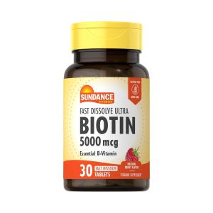 Sundance Ultra Biotin 5000 Mcg Fast Dissolve Tablets