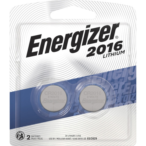 Energizer 2016 3V Lithium Watch Batteries EVE2016BP