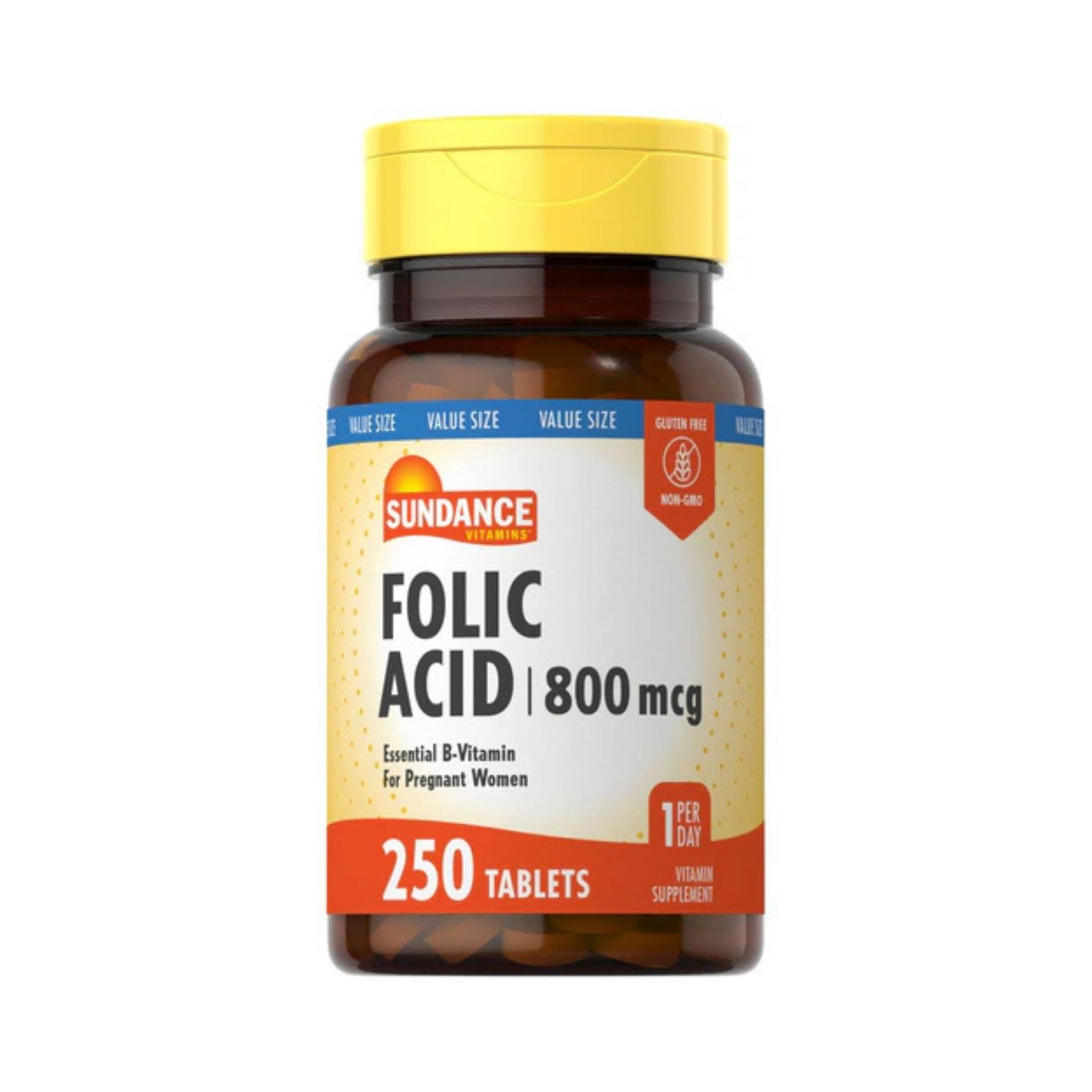 Sundance Vitamins Folic Acid 800 Mcg Tablets
