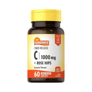 Sundance Vitamin C Coated Caplets, 1000 Mg, 60 Tabs