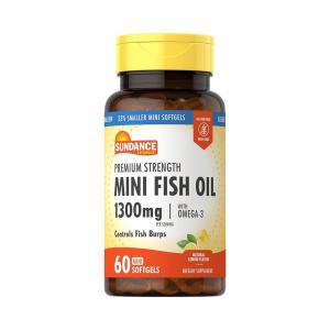Sundance Vitamins Mini Fish Oil 1300 Mg, Natural Lemon Flavor