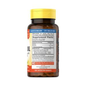 Sundance Vitamins Mini Fish Oil 1300 Mg, Natural Lemon Flavor