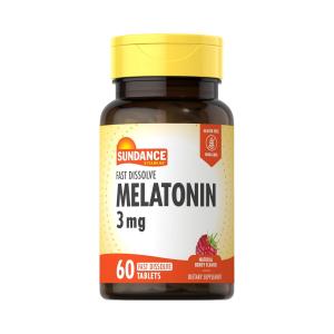 Sundance Vitamins Melatonin 3 Mg Natural, Berry Flavor