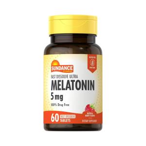 Sundance Vitamins Melatonin 5 Mg Natural Berry Flavor - 60 Tablets