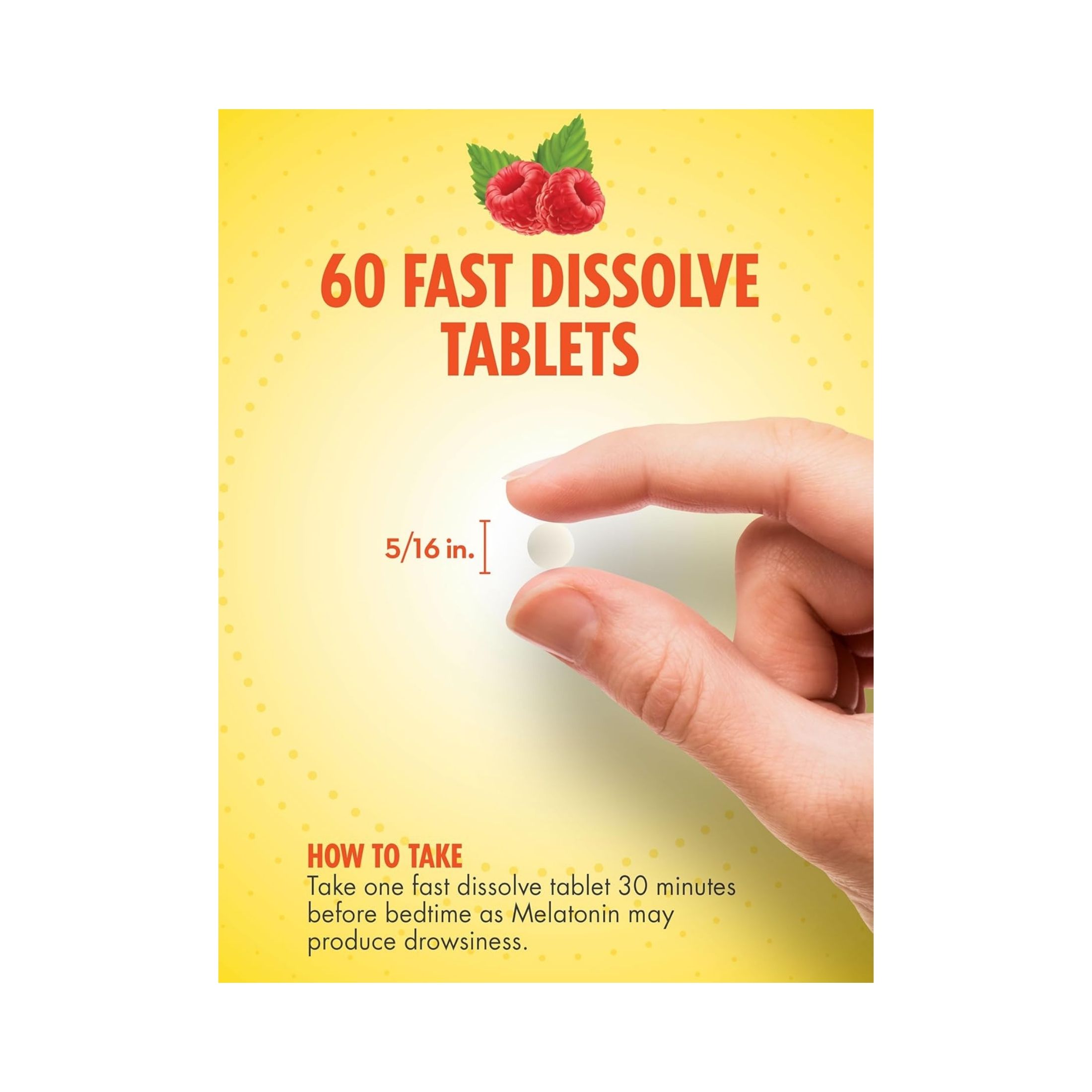 Sundance Vitamins Melatonin 5 Mg Natural Berry Flavor - 60 Tablets